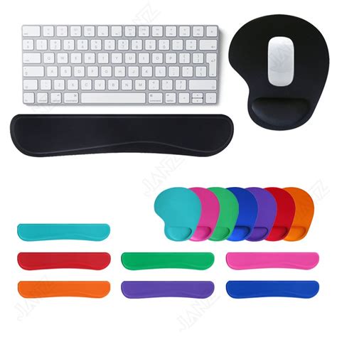 Wrist Rest Pad Keyboard pad Mousepad Ergonomic Support Pad Comfortable ...