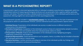 Understanding Psychometric Reports Unlocking Insights For Personal And