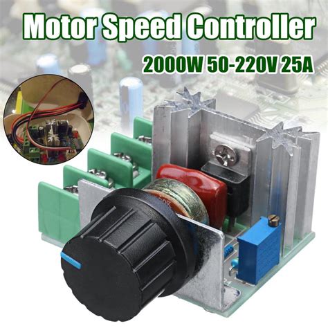 Buy W V A Pwm Adjustable Motor Speed Controller Voltage