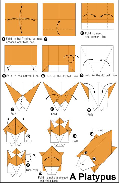 easy origami animal diagrams Origami wolf animals easy step#N# ...