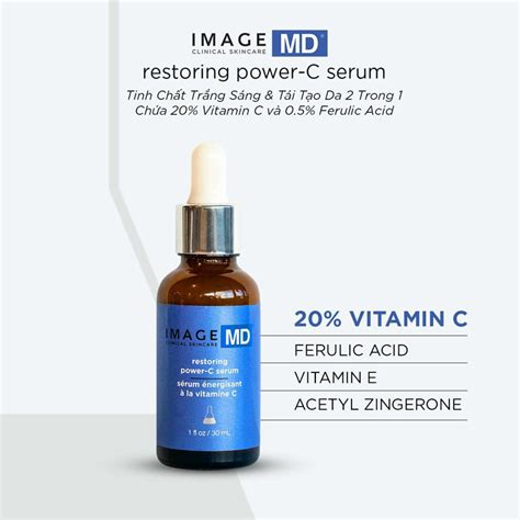 Tinh Chất Làm Sáng Da Tái Tạo Da Image Md Restoring Power C Serum 30ml