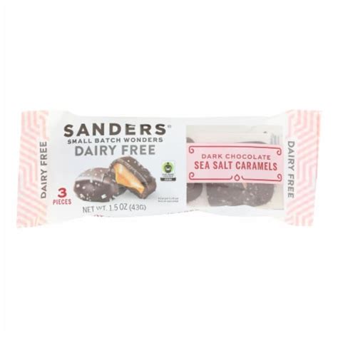 Sanders Caramels Dark Chocolate Sea Salt 8 CT 1 5 OZ Fred Meyer