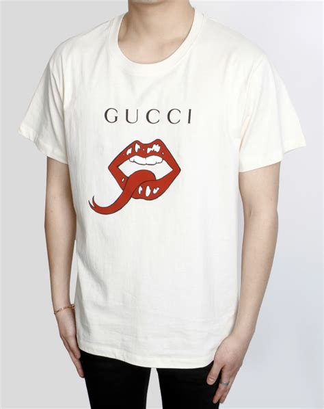 Gucci Mouth T Shirt Shirts T Shirt Gucci T Shirt