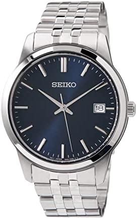 Seiko Men Analog Quartz Watch With Stainless Steel Strap SUR377P1