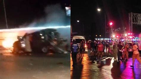 Kecelakaan Di Exit Tol Bawen Tewaskan 3 Orang Sopir Dan Kernet Truk