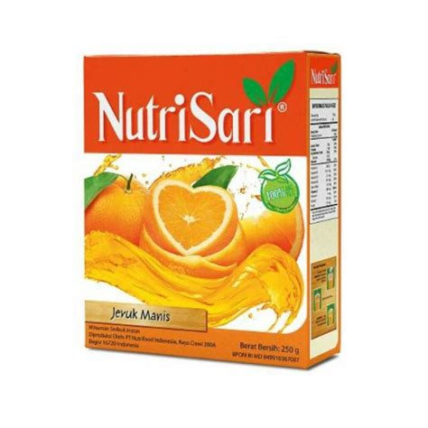 Jual Nutrisari Jeruk Manisperas Refill 500gr Shopee Indonesia