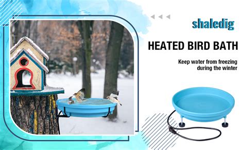 Heated Bird Baths For Outdoors 75w Thermostatically