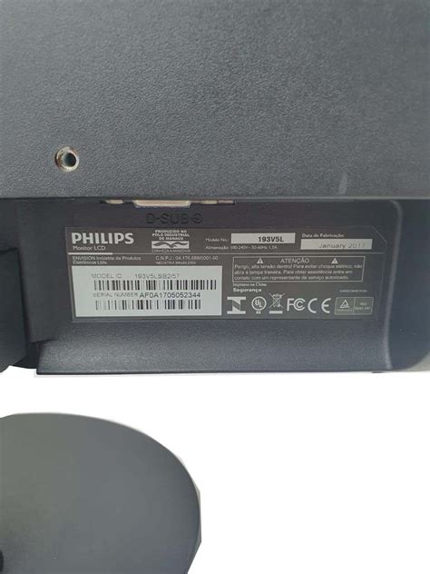 OTH Produto$ - MONITOR PHILIPS 193V5L 18.5" LCD - WIDESCREEN