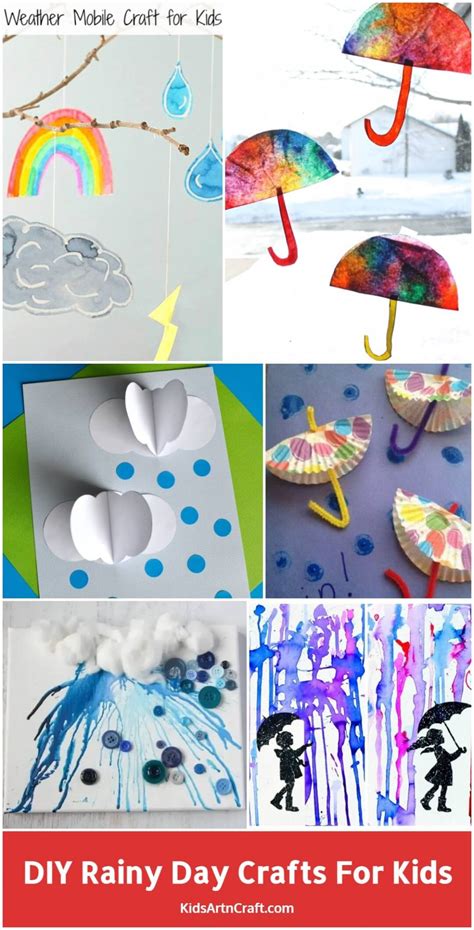 DIY Rainy Day Crafts for Kids - Kids Art & Craft