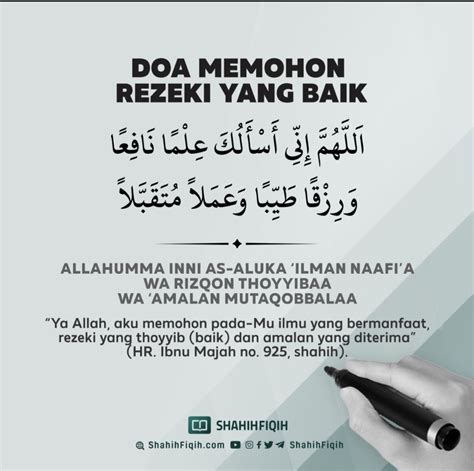 Doa Mohon Rezeki Homecare