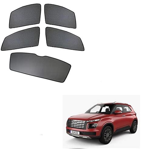 Auto Addict Half Magnetic Car Curtain Sunshades With Rear Window Side