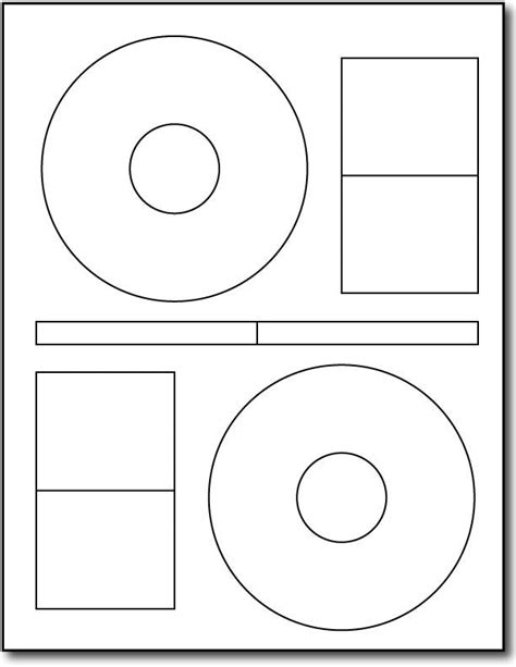 Stomper® Style Type - Matte CD Labels - (Labels Per Sheet: 2)