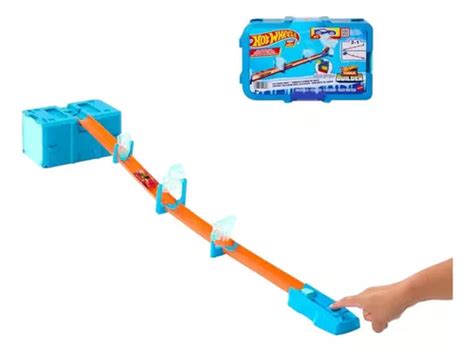 Pista Track Builder Acrobacias Hot Wheels Cuotas Sin Inter S