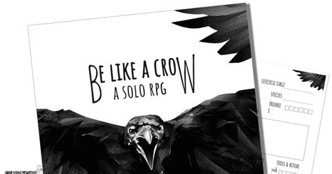 Be Like A Crow A Solo Rpg Rpg Item Boardgamegeek