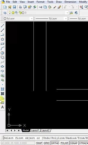 Join Two Lines Using Fillet Command In AutoCAD Autocad YouTube