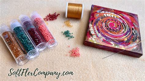 How To Embellish A Canvas Painting With Seed Bead Embroidery Free