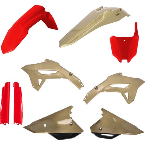 Acerbis Kit Plastiche Full Honda CRF 250R 22 CRF 450R 21 Rosso Oro