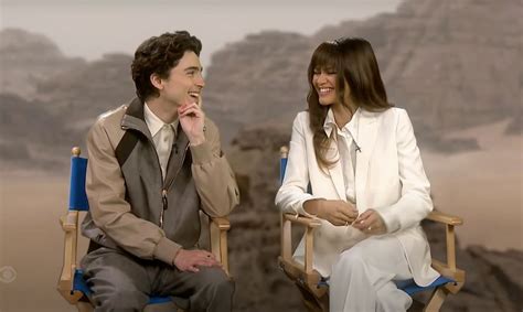 Dune stars Timothee Chalamet and Zendaya meet Stephen Colbert 'on ...