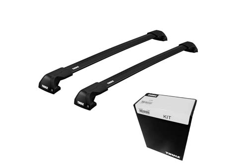 Thule Wingbar Evo Edge Black Roof Bars Audi Q E Tron Suv Flush