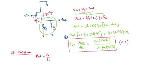 Common Drain Mosfet Amplifier