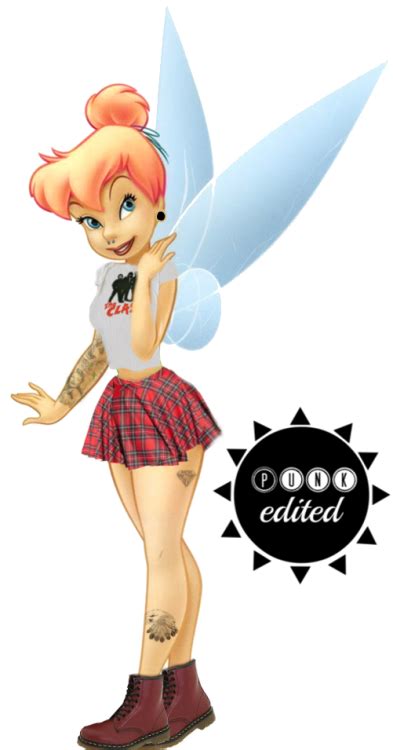 Punk Tinkerbell Tumblr Image F E Clochette Dessin F E Clochette