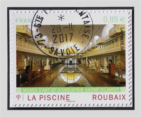 France Autoadh Sif N La Piscine Roubaix Oblit R Eur