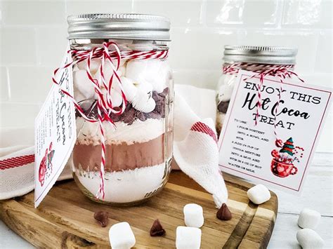 How To Make Hot Cocoa In A Jar Free Printable Gift Tag Koti Beth