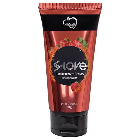 S Love Lubrificante Íntimo Hot 60G Sensual Love PENSEx Sex Shop Pense em Sexo