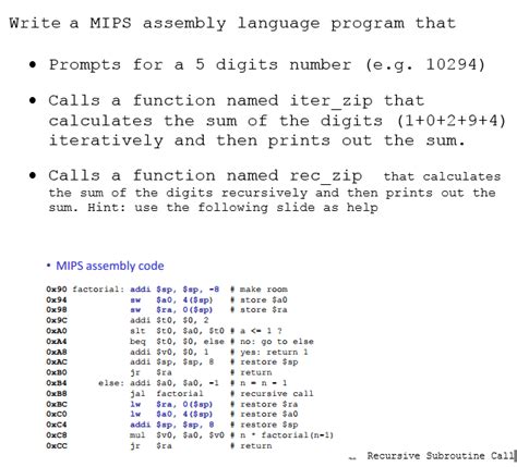 Write A Mips Assembly Language Program That Prompts Chegg