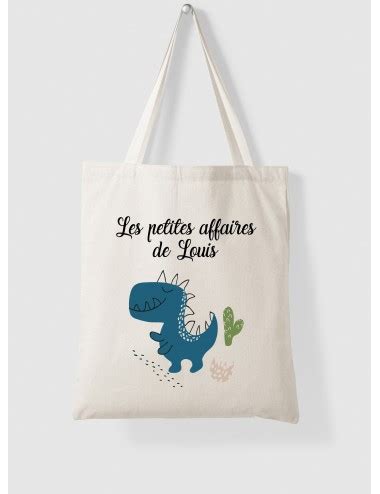 Tote Bag Sac en coton personnalisable Enfant crèche école