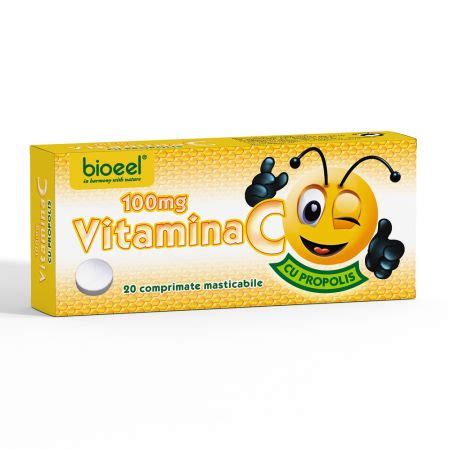 Vitamina C Cu Propolis Comprimate Bioeel Farmacia Tei Online