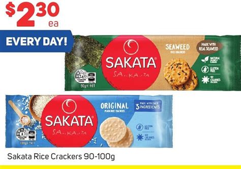 Sakata Rice Crackers 90 100g Offer At Foodland