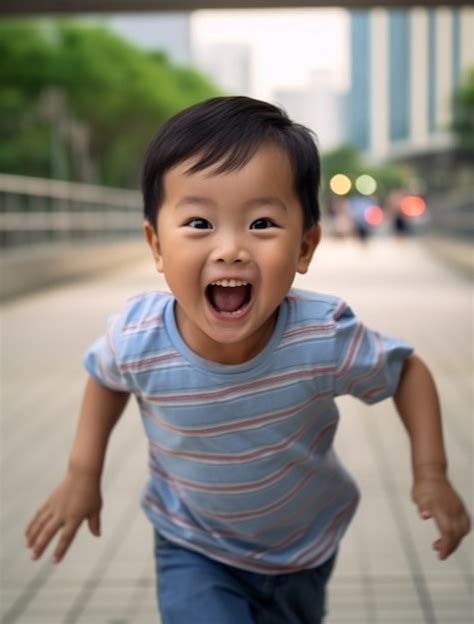 Free AI Image | Portrait of surprised boy