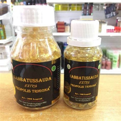 Habbatussauda Extra Propolis Trigona Kapsul New Stock Lazada