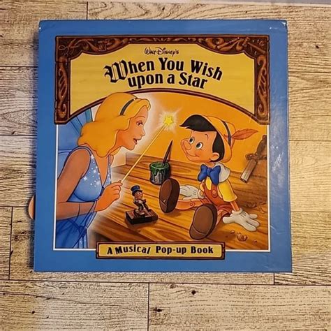 Walt Disneys When You Wish Upon A Star Pop Up Book Pinocchio As Is