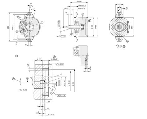 Encoder Heidenhain ECN 1313 2048 Escalator Elevator Traction Machine