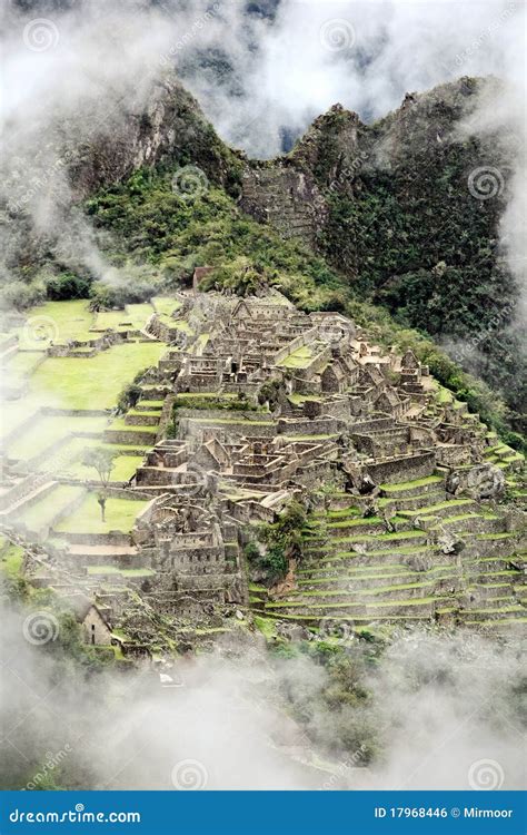 Historic Lost City Of Machu Picchu - Peru Stock Photography ...