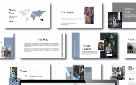 Project PowerPoint template #80773 - TemplateMonster