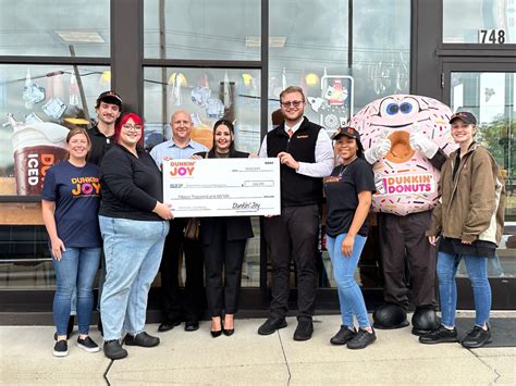 Dunkin Donuts donates $15,000 to Akron Children's Hospital's Mahoning