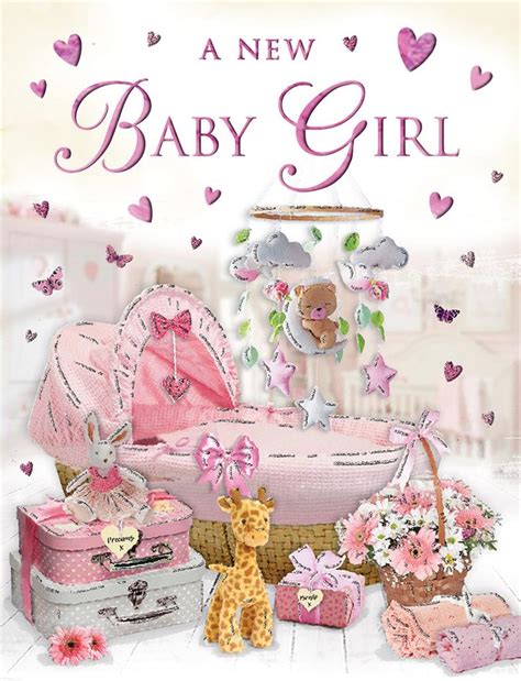 A New Baby Girl Card – All Greeting Cards