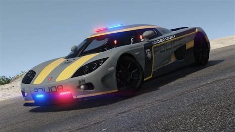 Koenigsegg CCX Hot Pursuit Police Second Livery GTA5 Mods