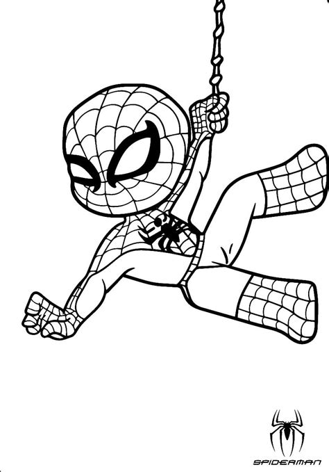 Disegni Di Spiderman Da Colorare Wonder