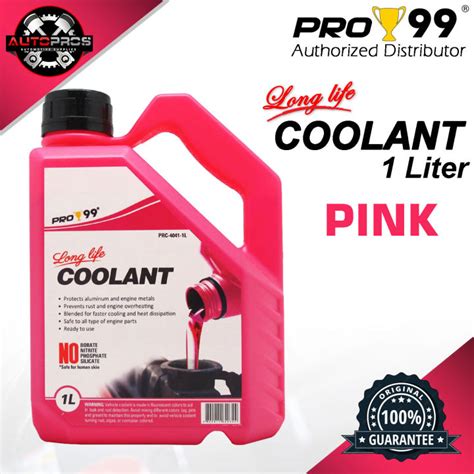 Pro Long Life Radiator Coolant Pink Liter Ready To Use Lazada Ph