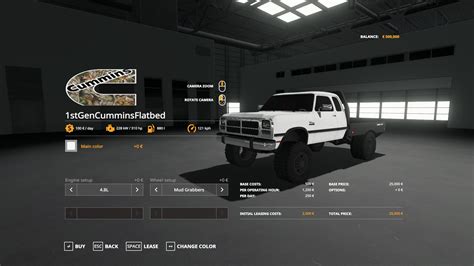 1st Gen Cummins Flatbed V 2 0 FS19 Mod FS19 Net