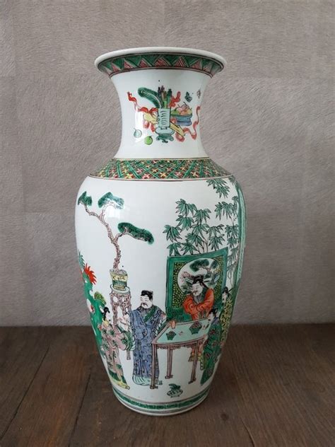 Vase Porcelain Famille Verte Style China Late Th Catawiki