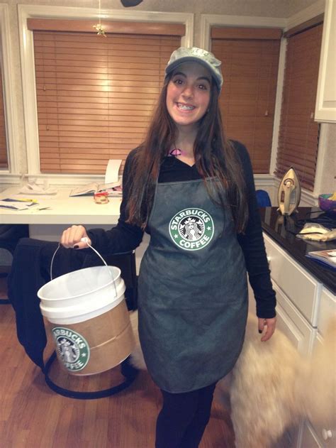 DIY Starbucks costume | Starbucks diy, Starbucks costume, Halloween diy