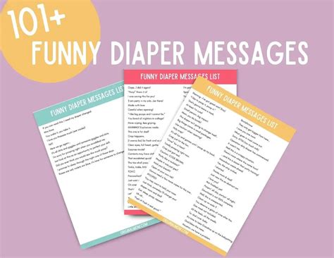 101 Super Funny Diaper Messages For Baby Shower Cute Baby Showers For