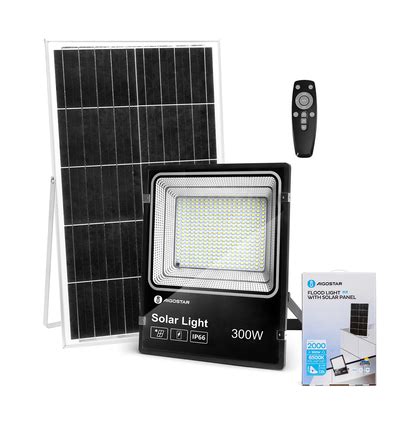 LED Projektor Med Solpanel 300W 6500K Aigostar Dk