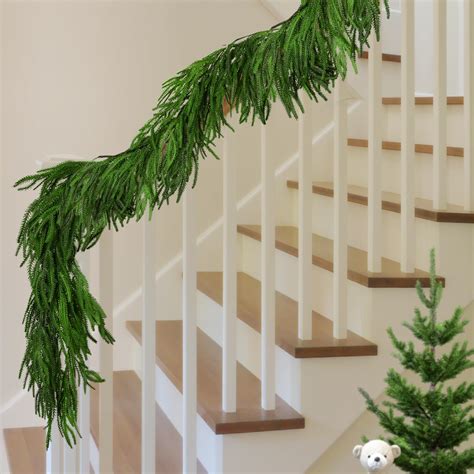 Amazon Misspin Christmas Garland Ft Norfolk Pine Garland