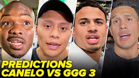 Fighters Experts Predict Canelo Vs Ggg Youtube